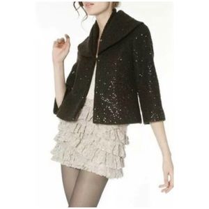 Alice & Olivia Holiday Sequin Jacket Blazer XS